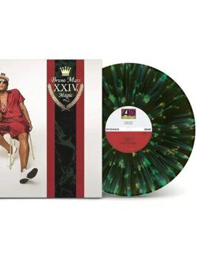 Bruno Mars 24K Magic LP ~ Exclusive Colored Vinyl (Splatter) ~ New/Sealed!